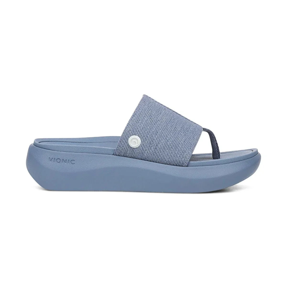 Beach Aqua Platform Toe Post Sandal - Image 24